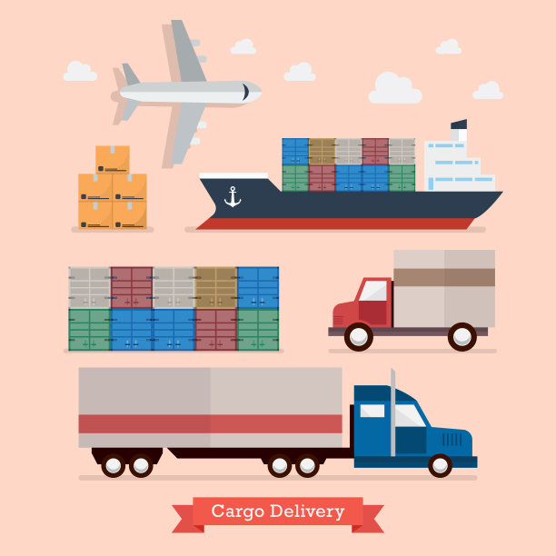 货物运输成套图片下载