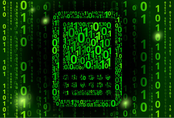 平板二进制码矢量模式背景图片下载