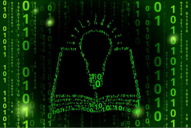 书的思想二进制码向量模式背景图片下载