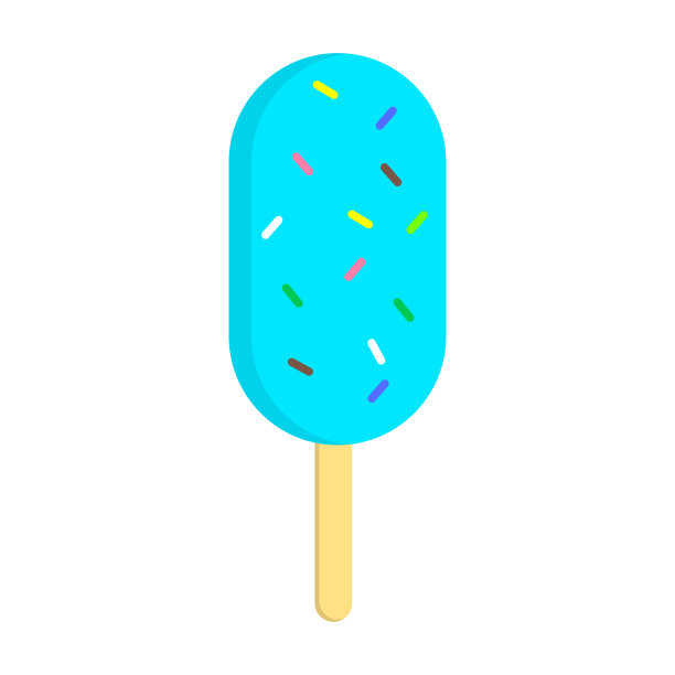 冰淇淋蓝釉图片下载