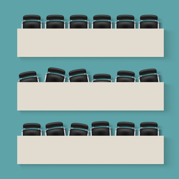 俯视图椅子和书桌图片下载