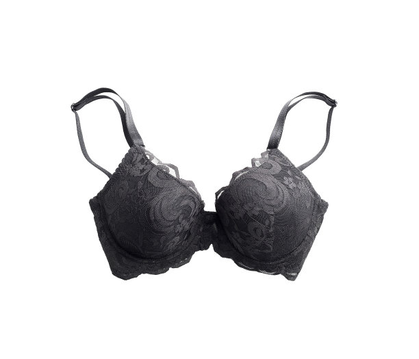女士的黑色蕾丝胸罩图片下载