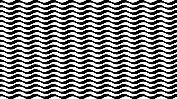 条纹背景与波浪形纹理图片下载