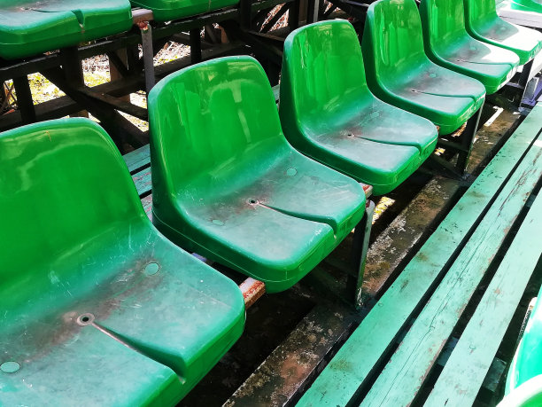 绿色体育场座椅图片下载