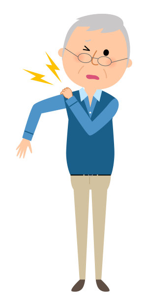 老人，肩痛图片下载