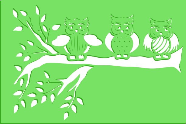 猫头鹰模板艺术图片下载