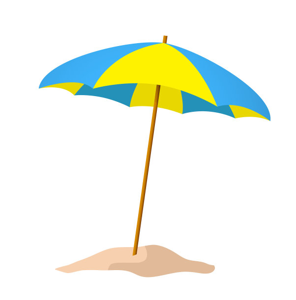 伞海滩图片下载