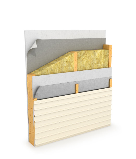 木质房屋墙体保温安装方案。三维演示图片下载