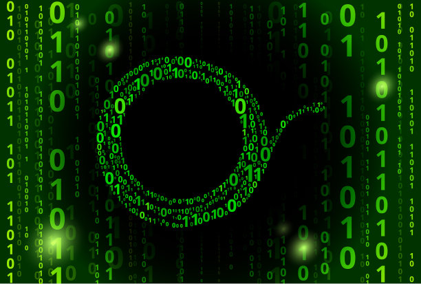 电缆二进制码矢量模式背景图片下载