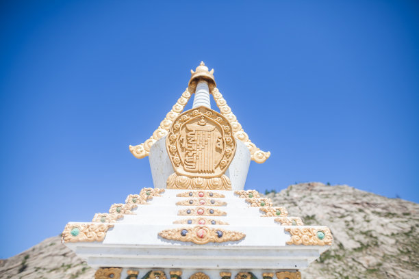 蒙古佛教佛塔图片下载