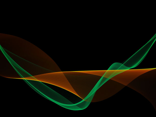 抽象霓虹色波背景图片下载