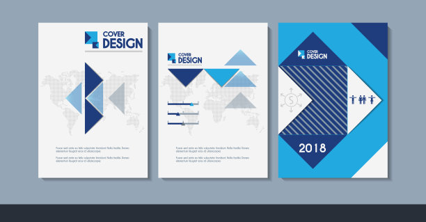 一套现代封面设计。图片下载