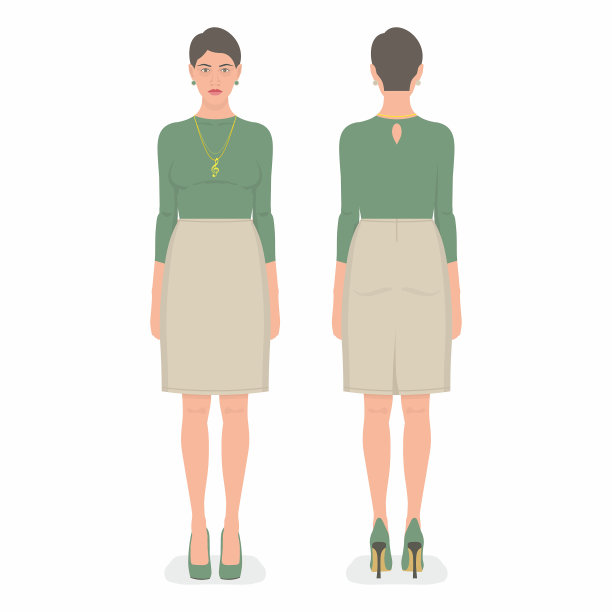 女人，前后景色图片下载