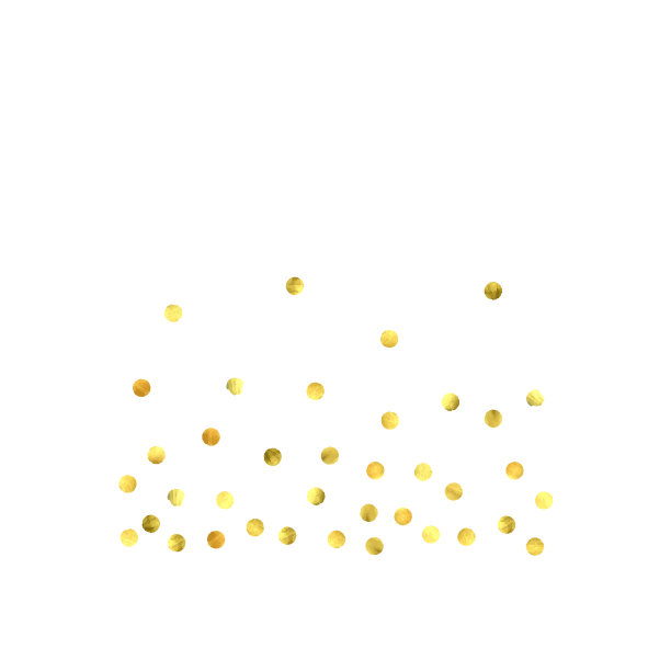 一轮黄金五彩纸屑。图片下载