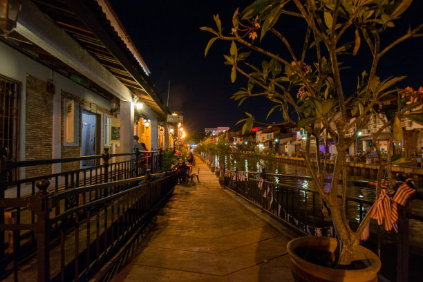 马六甲河的一边图片下载