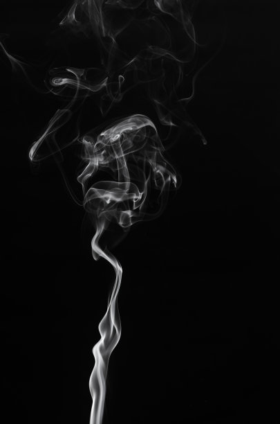 白色烟雾抽象背景素材图片