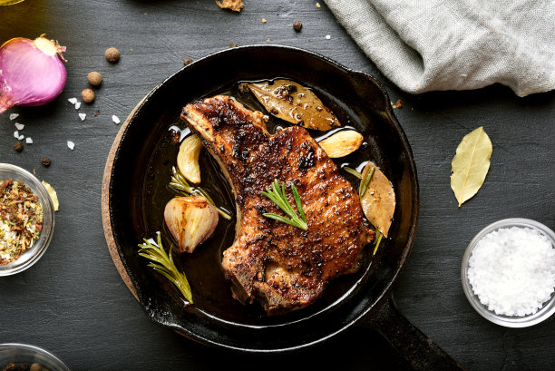 烤猪排图片下载