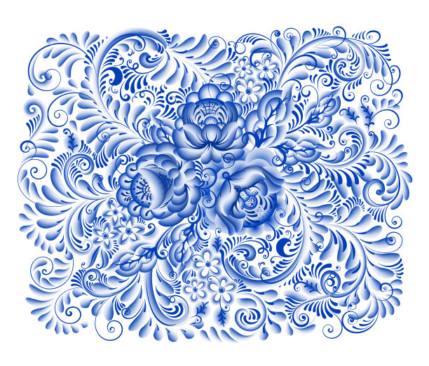 俄罗斯传统的装饰风格图片下载