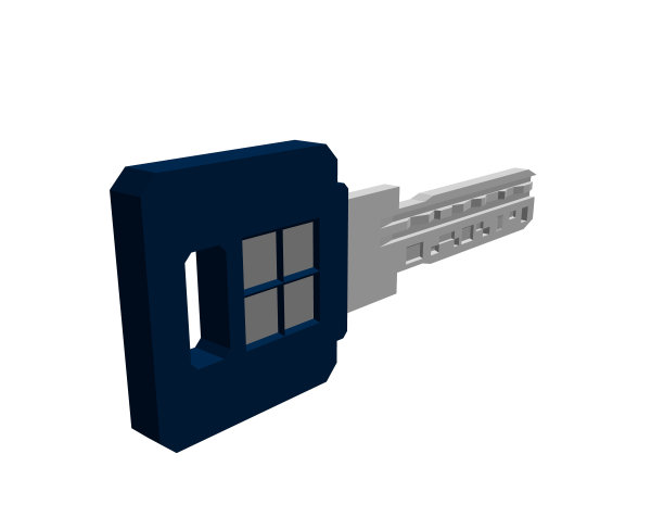 关键。孤立在白色背景上。3 d矢量插图。图片下载