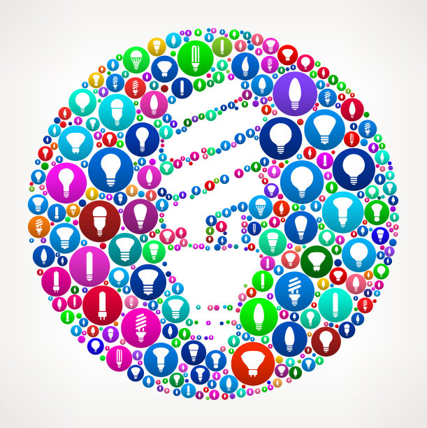 灯泡矢量图标模式图片下载