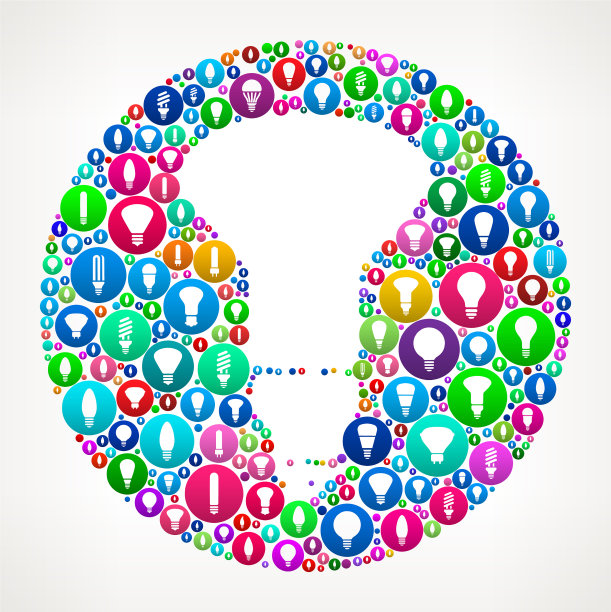 灯泡矢量图标模式图片下载