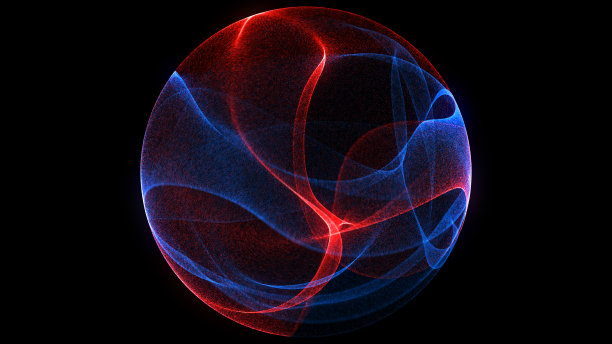 3D数字波浪粒子线框背景素材图片