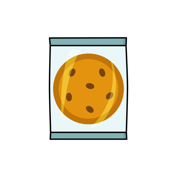 单独包装的巧克力饼干图片下载