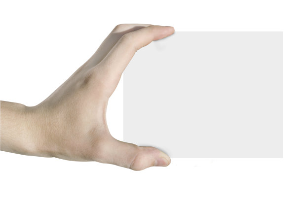 手上有纸质卡片图片下载