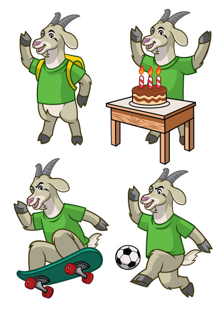 山羊动画设置图片下载