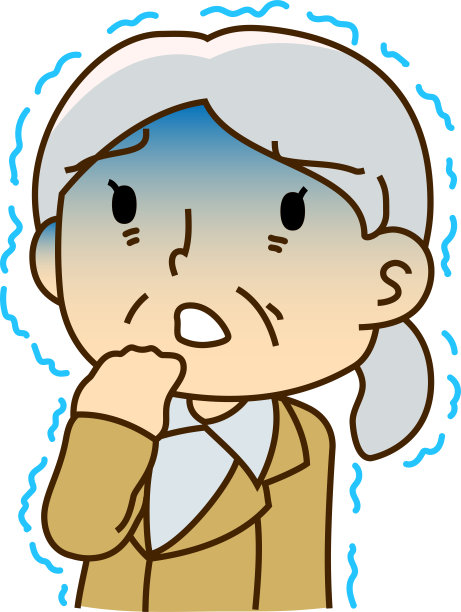 老女警官面部表情，恐惧图片下载