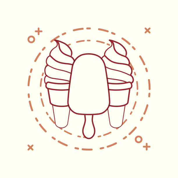 冰淇淋的设计图片下载