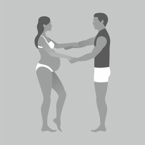 孕妇和丈夫图片下载