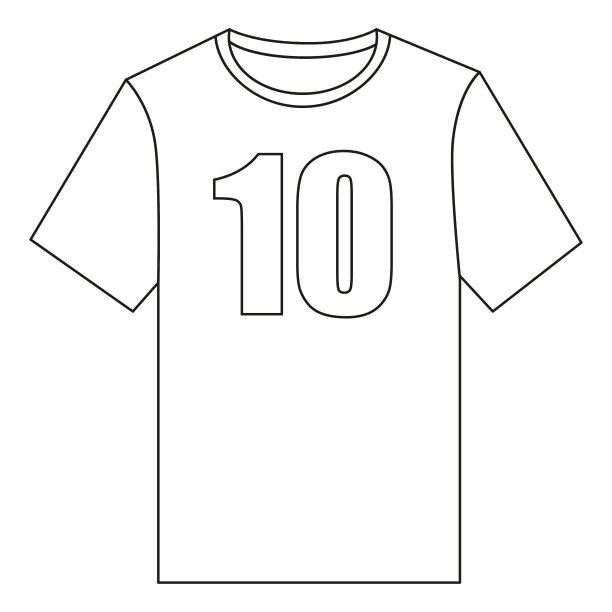 线条艺术黑白t恤。图片下载