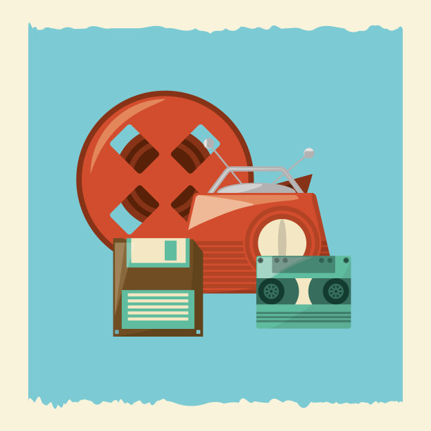 复古的设计对象图片下载