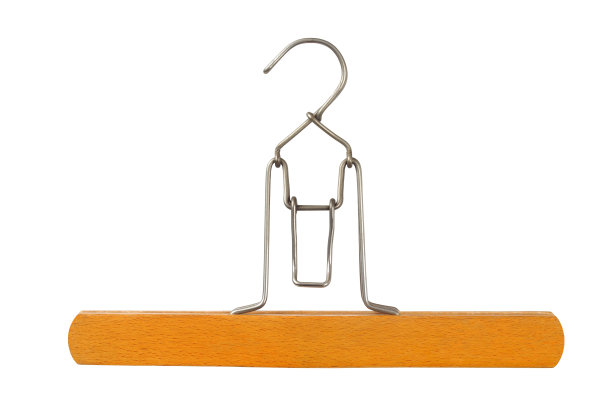 白色的木制衣架图片下载