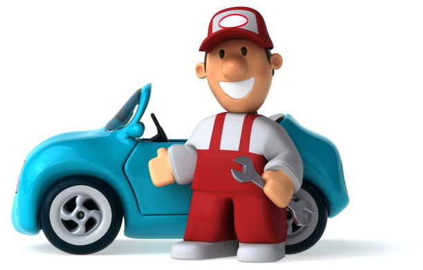 有趣的机制- 3D插图图片下载