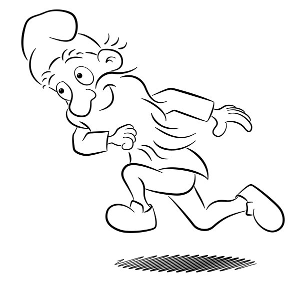 跑步花园侏儒有乐趣图片下载