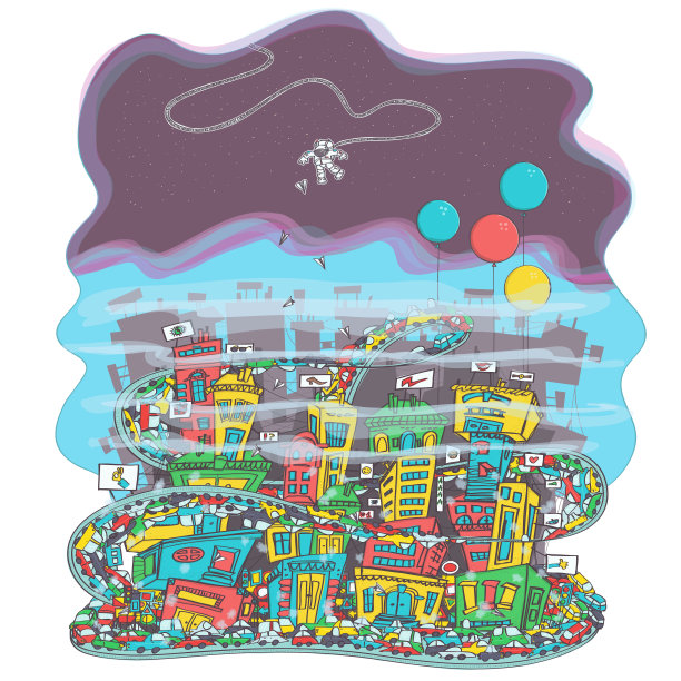 城市建筑与生活图片下载