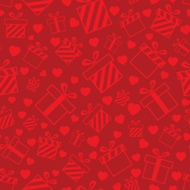 无缝模式与红心图片下载