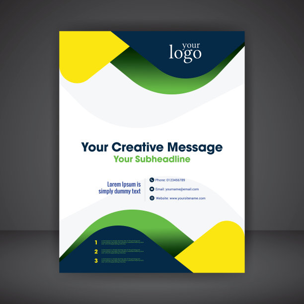 时尚的宣传册模板设计图片下载