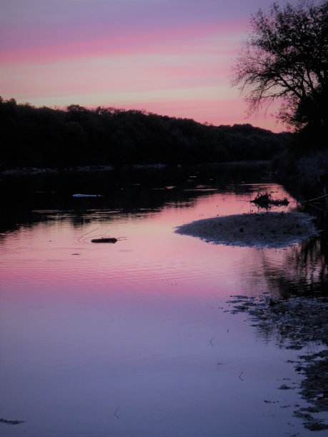 布拉索斯河河,粉红色图片下载