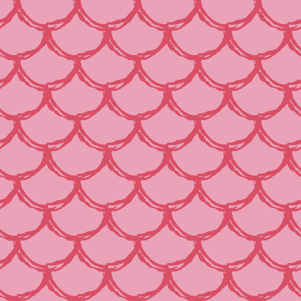 小美人鱼无缝图案图片下载