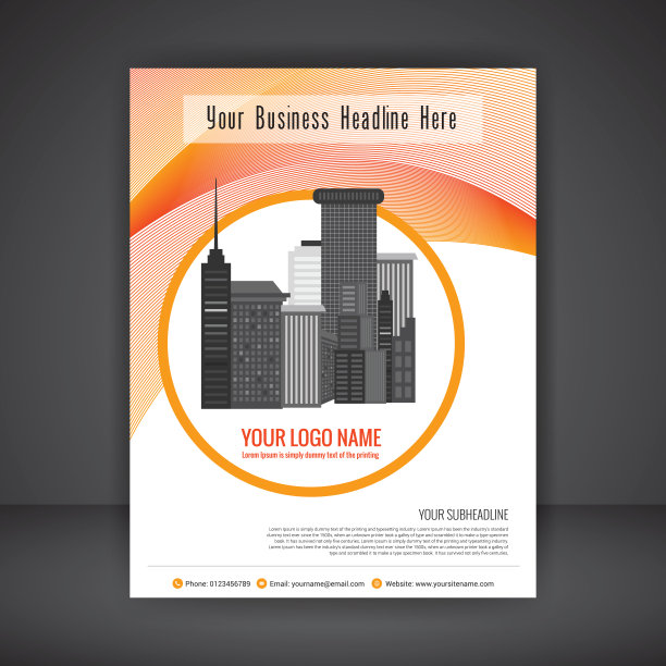 商业传单海报设计模板图片下载