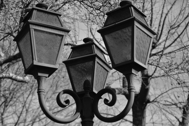 法国南部的街灯图片下载