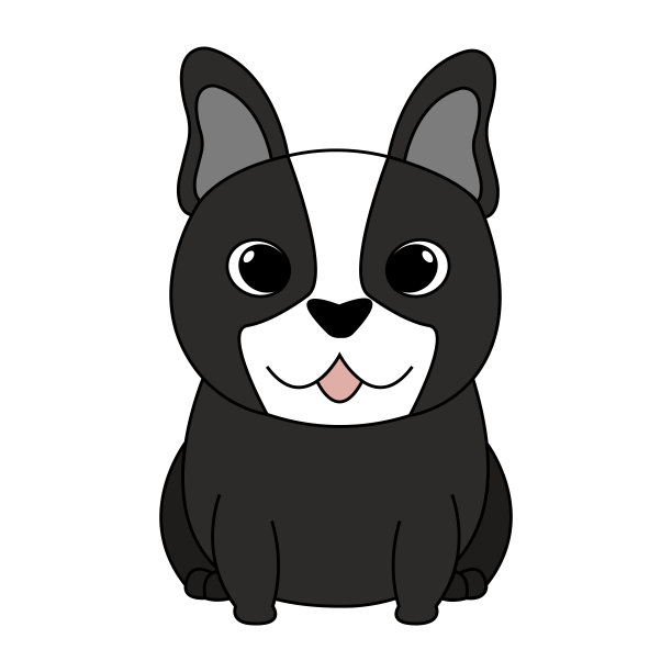 抽象的可爱的狗图片下载