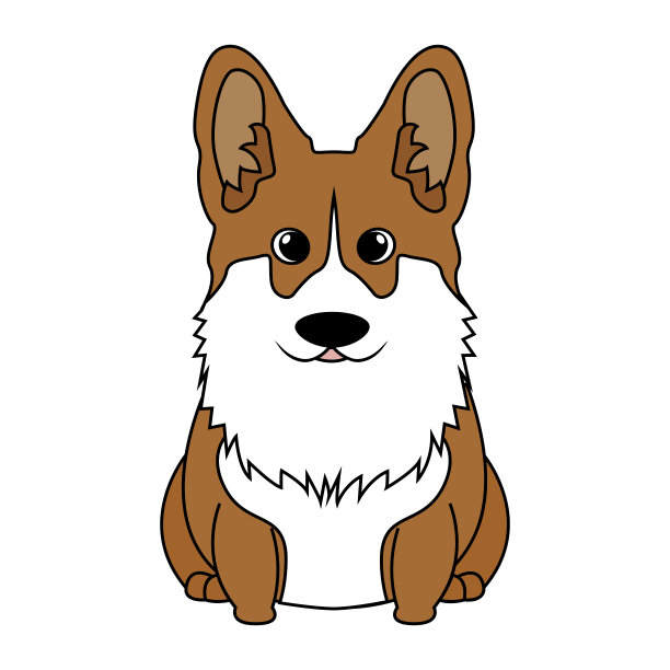 抽象的可爱的狗图片下载