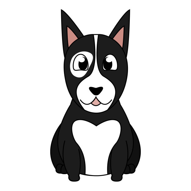 抽象的可爱的狗图片下载