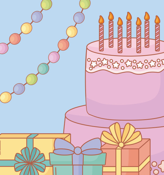 生日快乐设计图片下载