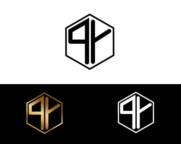 QY六角形字母设计图片下载