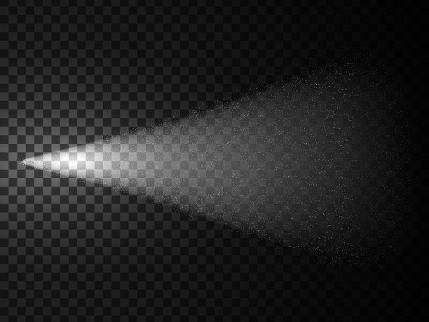 水喷雾雾化器。化妆效果矢量图图片下载